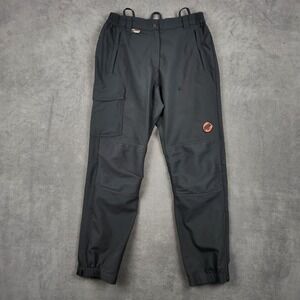 MAMMUT Schoeller Dryskin Extreme Softshell Pants Boys 20 Black Utility Stretch